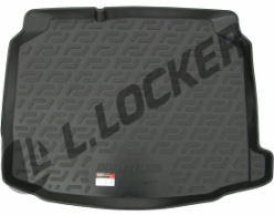 Seat Leon hatchback (2013-) Ковер багажника полиуретановый