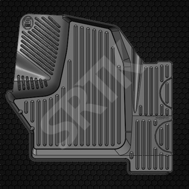 Газон NEXT (2014-) Ковры салона резиновые передний ряд сидений Rezkon