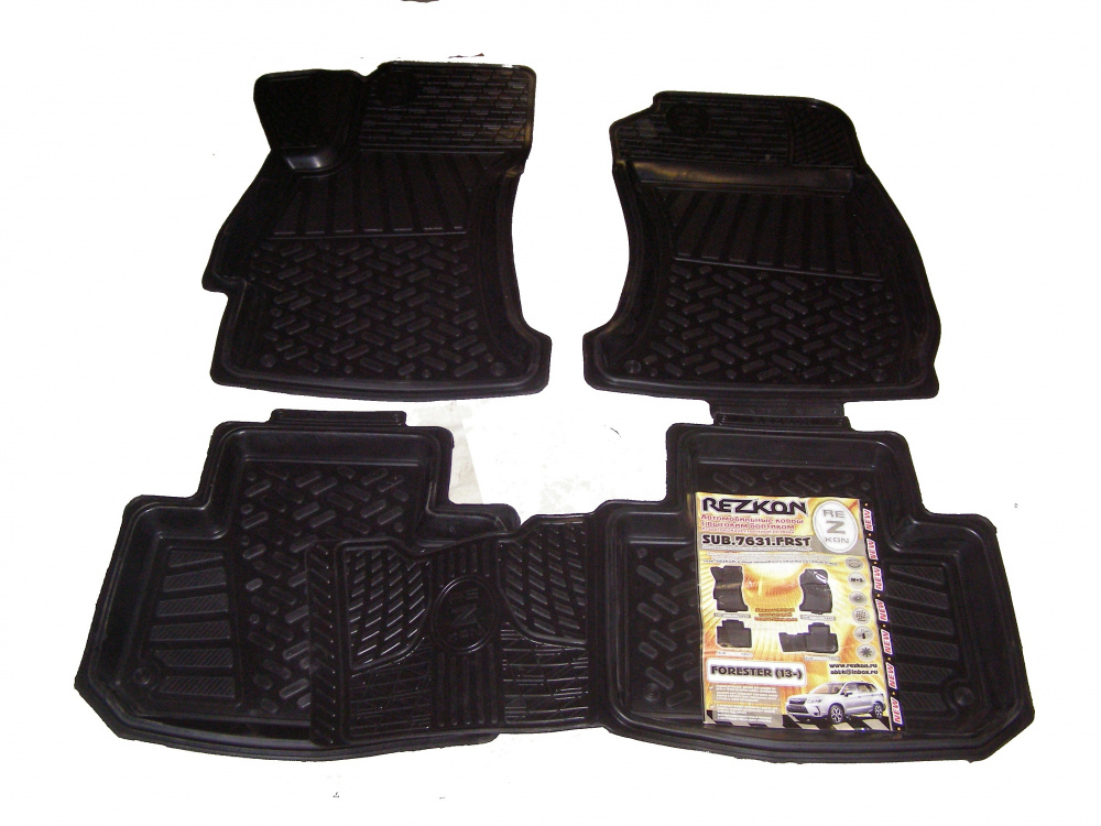 Subaru Forester (2013-) Ковры салона резиновые REZKON
