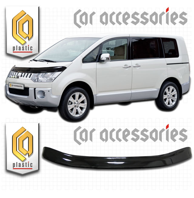 Mitsubishi Delica (2007-) Дефлектор капота 