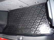 Suzuki SX4 hatchback (2006-2010) Ковер багажника полиуретановый Seintex