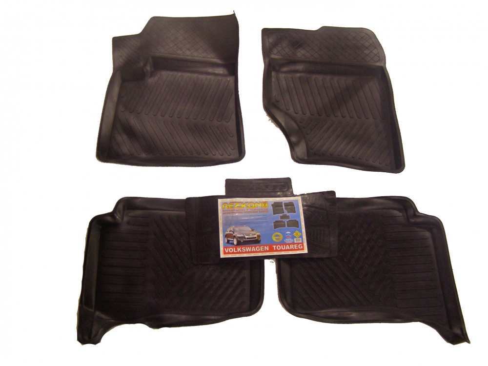 VW Touareg (2002-2010) Ковры салона резиновые REZKON