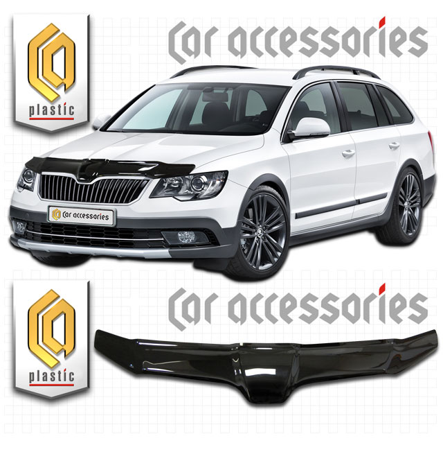 Спойлер капота Skoda Superb (2013-2015) Carl Steelman