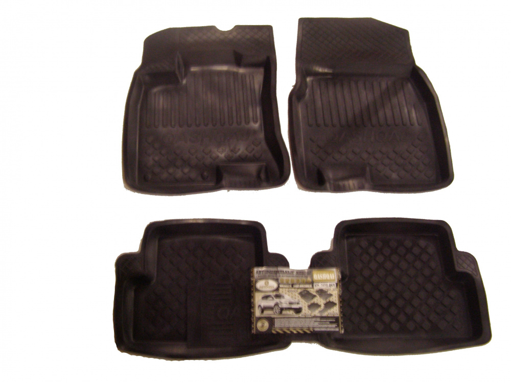 Nissan Qashgai (2006-2014) Ковры салона резиновые Rezkon