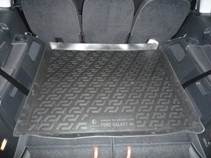 Ford Galaxy (2006-2010) Ковер багажника полиуретановый