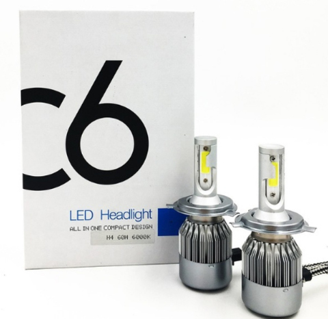 Светодиодные лампы H4 головного света Led Headlight C6
