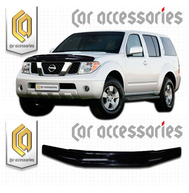 Nissan Pathfinder (2004-2010) S- Дефлектор капота VIP TUNING