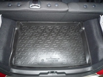 Peugeot 207 hatchback (2006-) Ковер багажника полиуретановый