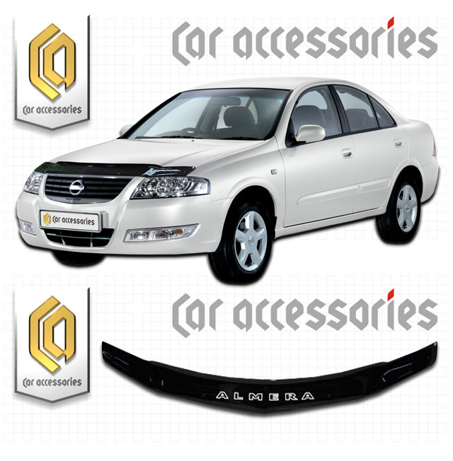 Nissan Almera (2000-) N16 S-Дефлектор капота VIP TUNING