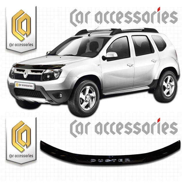 Renault Duster (2010-) Дефлектор капота 